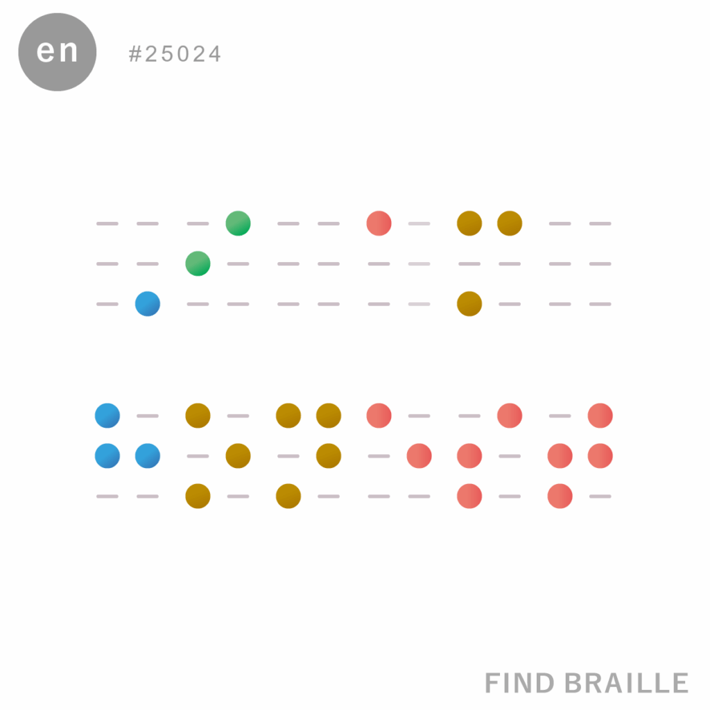 Braille : I am honest