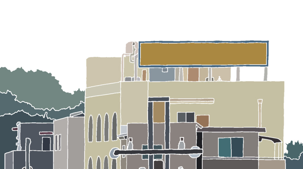 甲府マルタンク（部分）