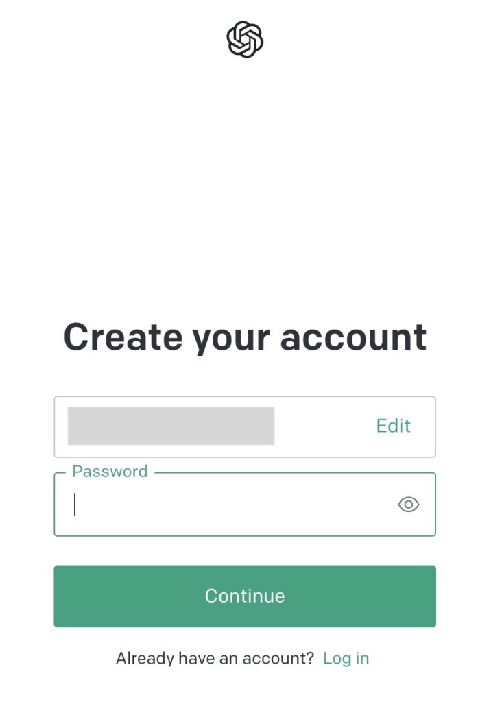 password in (chatGPT)