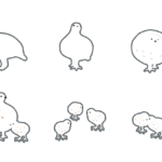 らいちょう絵文字